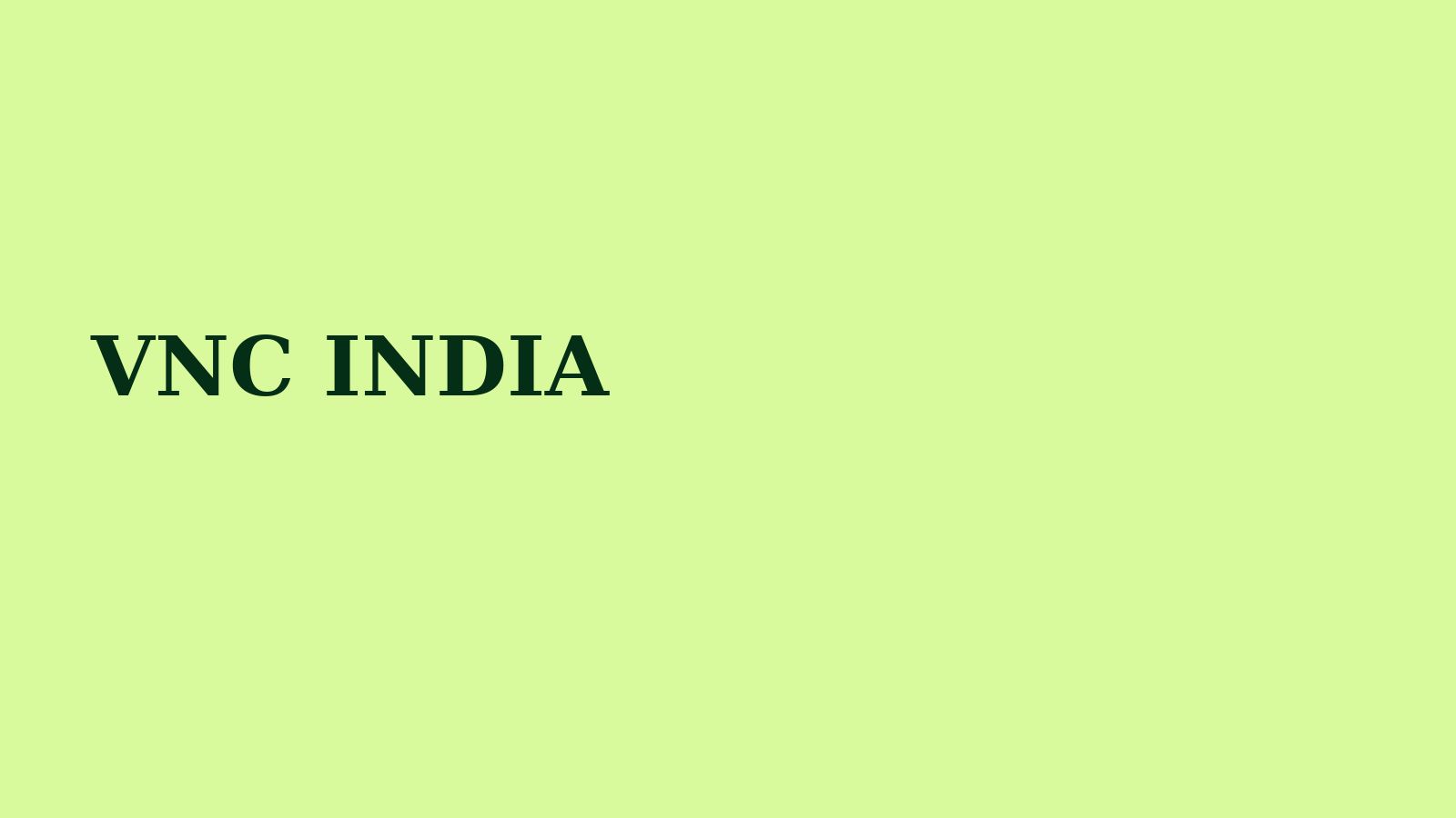 VNC India — protecting nature, inspiring change.